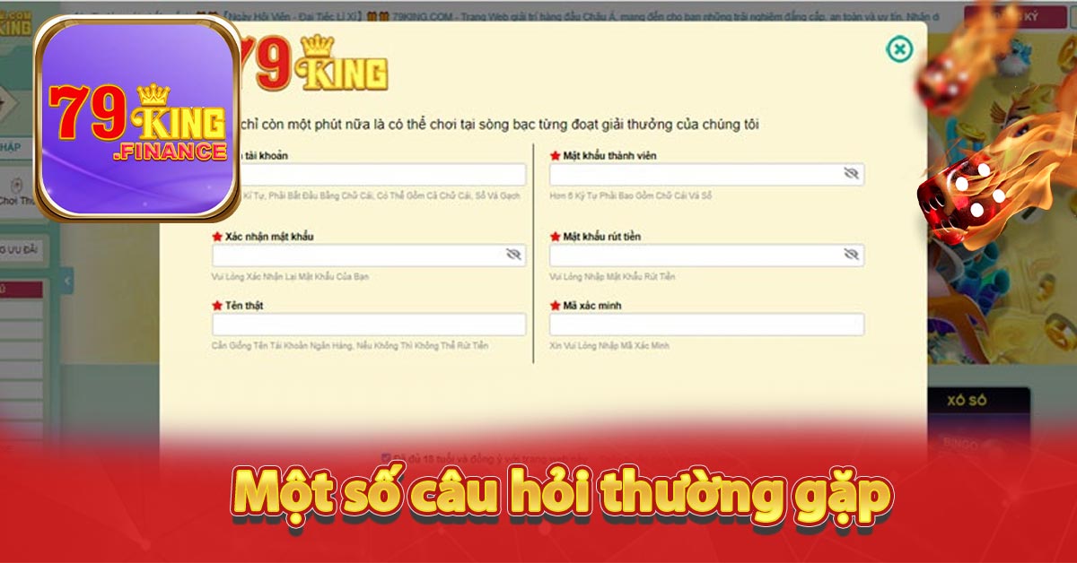 Một số câu hỏi thường gặp khi đăng ký